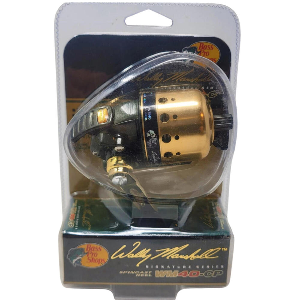 Bass Pro Shops Wally Marshall Signature WM40-CP Easy casting Spincast reel